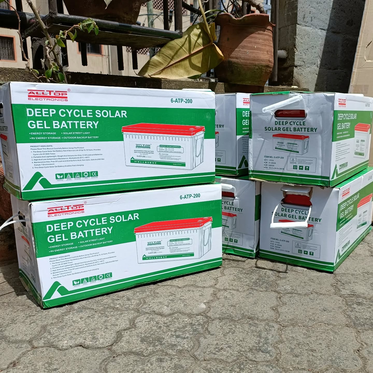 Ranktop RTP-150 12V 150Ah deep cycle gel battery - Image 2