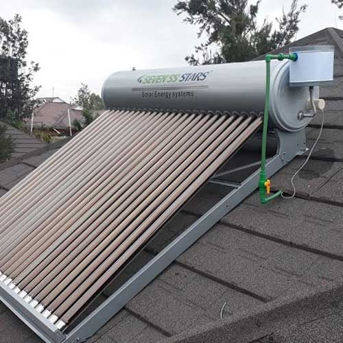 Seven SS 250L High-Pressure Heat-Pipe White Solar Water Heater