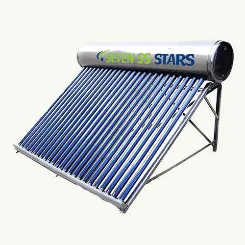 Seven SS 350L Stainless Non-Pressurized Solar Water Heater